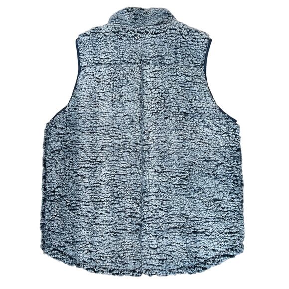 NWT Francesca's Collections Mi Ami Dark Teal Blue Soft Wubby Vest - SIZE LARGE - Picture 2 of 6